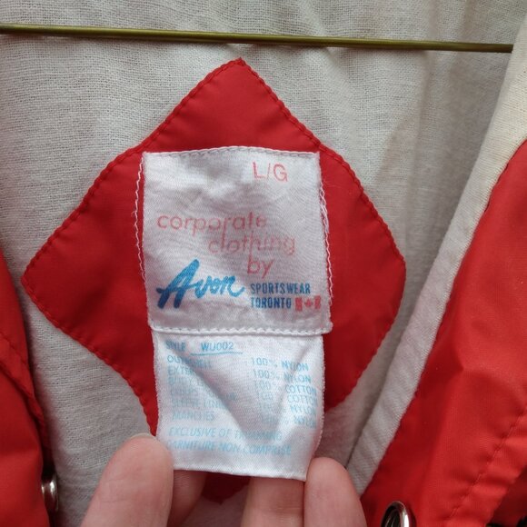 Vintage K.C.I. Raiders Nylon Jacket Kitchener High School Size Large DISTRESSED - Picture 6 of 12